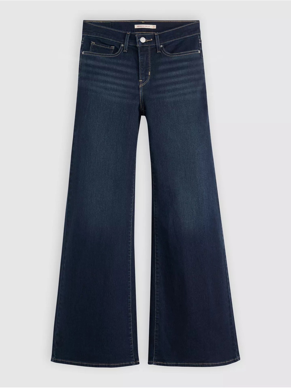 Levi’s 318 Tummy Control Shaping Mid rise Wide leg Size W29x 32L
